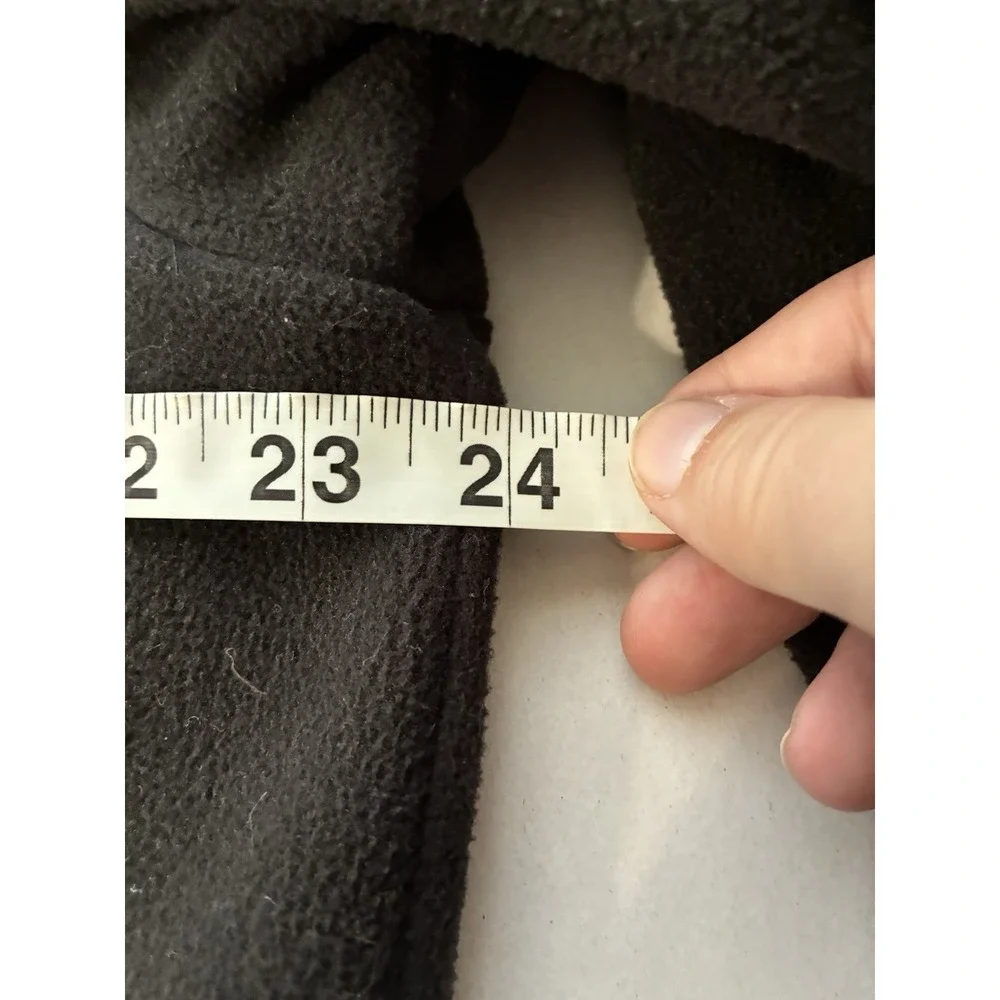 The North‎ Face Full Zip Fleece Jacket Men's L Black Fall Classic Pockets